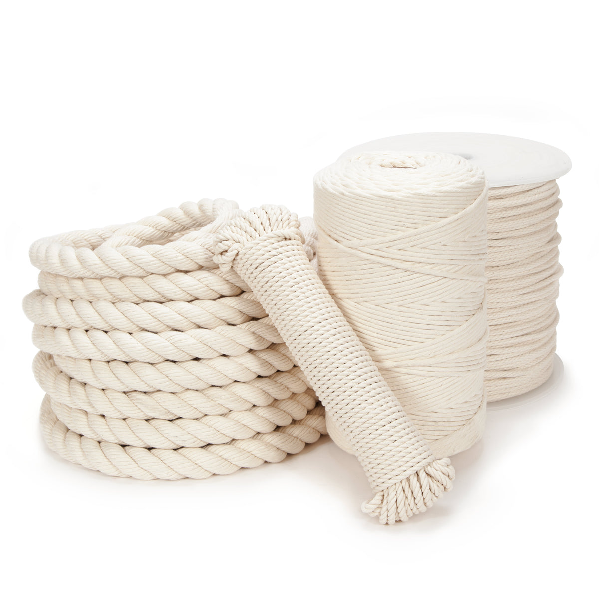 Raw Natural Cotton String (3 mm, 5 mm, 7 mm)
