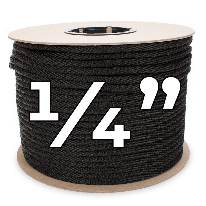 1/4" x 1000' Black Mfp Spool