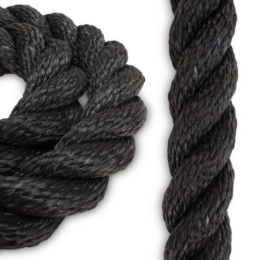 RIGHTROPE.COM RIGHT ROPE. RIGHT PRICE. Black Polyester Combo Rope | Outdoor  Rope | Deck Rope Railing | Black Rope Handrail | 1 inch x 25 feet