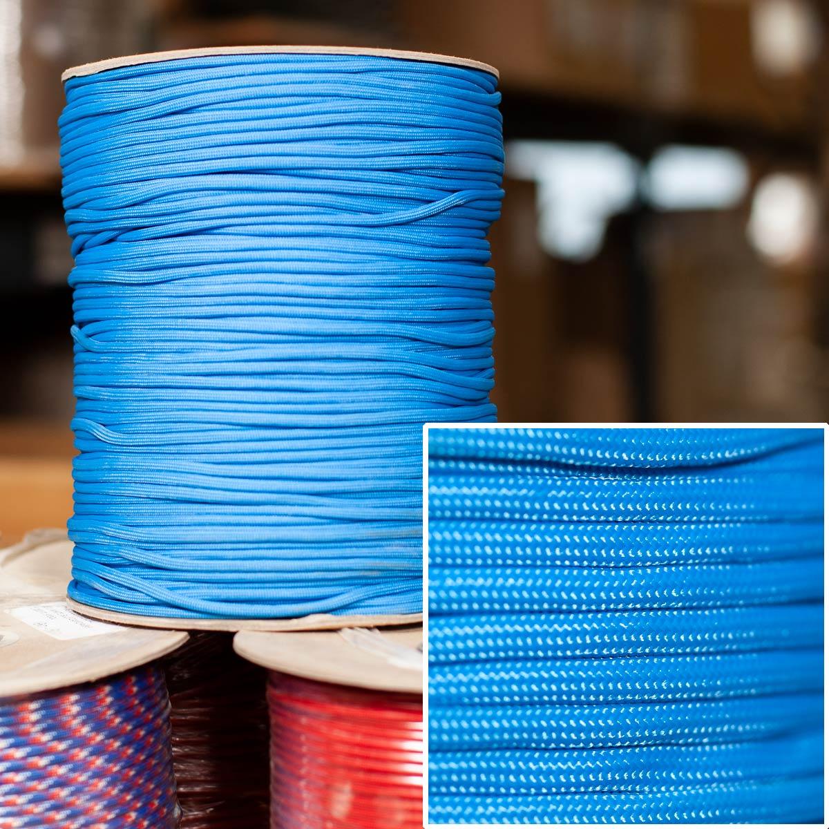 550 Paracord in Colonial Blue - 1000' Spool — Knot & Rope Supply