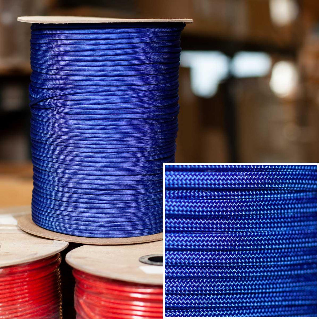Electric Blue 550 Paracord 100 feet Made in USA 