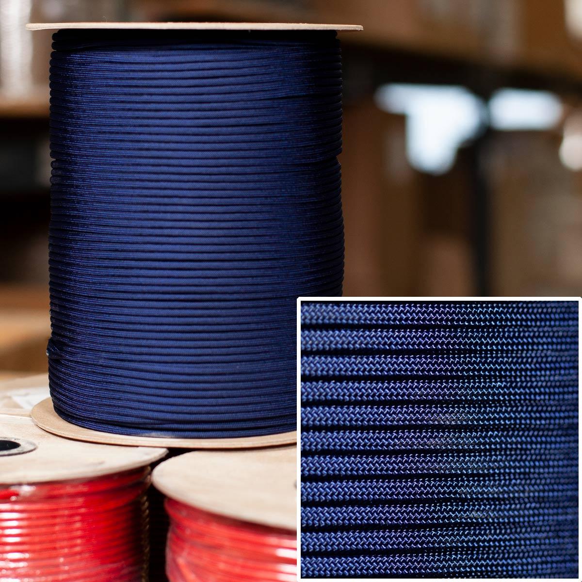 550 Paracord in Midnight Blue - 1000' Spool